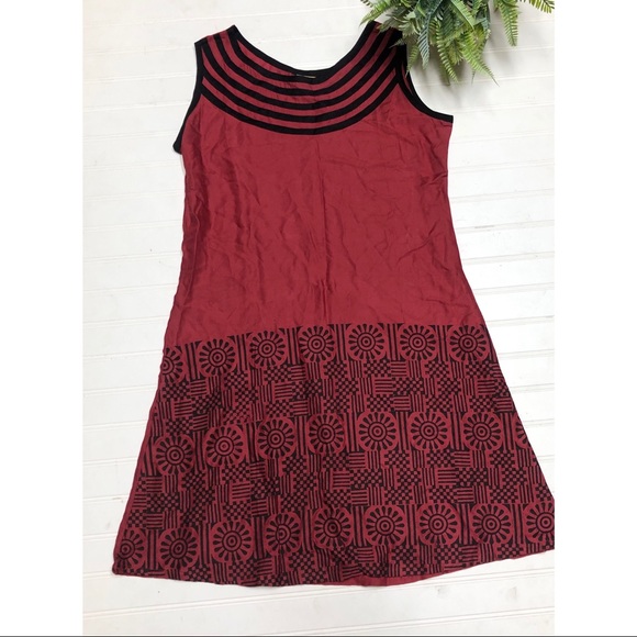 CherryRed Brand Red And Black Sheath Dress - Picture 1 of 7